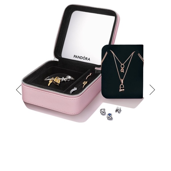 Pandora Pink Square Jewelry Box - Picture 3 of 4